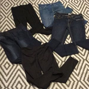 Girls 5 lot pants sz 10